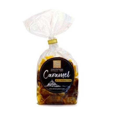 Bag with cardboard bottom Carmels with hazelnuts 180g