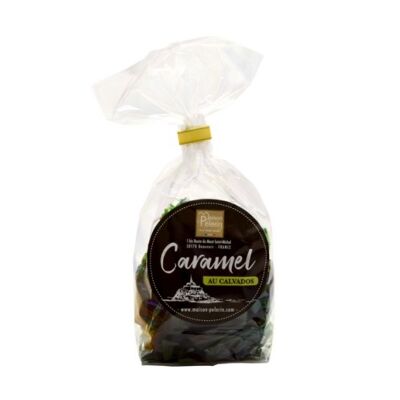 Bag with cardboard bottom Caramel with Calvados 180g
