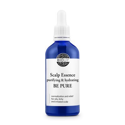 Scalp essence BE PURE – normalisation et soulagement du cuir chevelu gras, lotion pour le cuir chevelu, 100 ml
