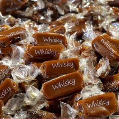 Bolsa con fondo de cartón Caramel au Whisky (Breton) 180g