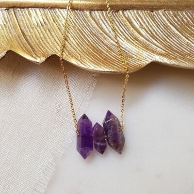 Amethyst Necklace - Helena