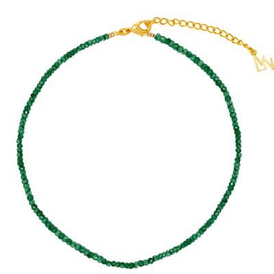 Olivenza-Smaragd-Halskette