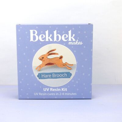 Hasenbrosche UV Resin Kit - Bekbek Makes