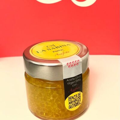 Olivenölperlen mit Safran