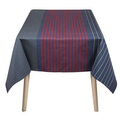 Nappe 4 couverts 160*160cm Sauvelade bleu D'O