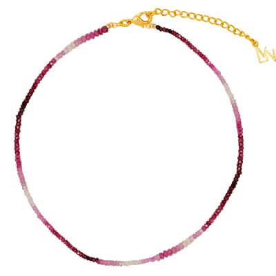 Olivenza-Rubin-Halskette