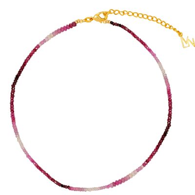 Olivenza-Rubin-Halskette