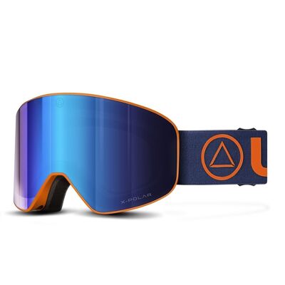 8433856069853 - Avalanche Orange und Ski Snowboard Avalanche Brille für Männer und Frauen