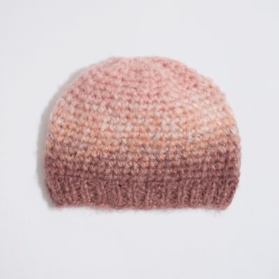 “Bellissimo beanie”  70s style hat pink