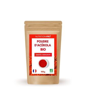 ACÉROLA BIO (EN POUDRE) 100G 1