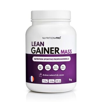 LEAN GAINER MASS - 1KG Cacao 1