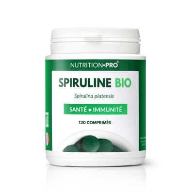 ESPIRULINA ORGÁNICA - 120 TABLETAS