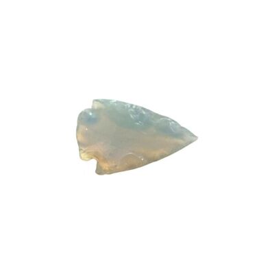 Pointe de flèche à facettes, 3-4 cm, Opalite