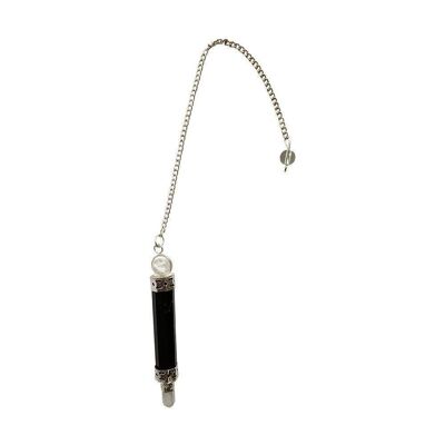 Pendule en Trois Parties, Tourmaline Noire