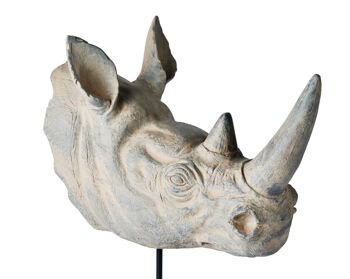 Statue décorative rhinocéros 44,5 cm 2