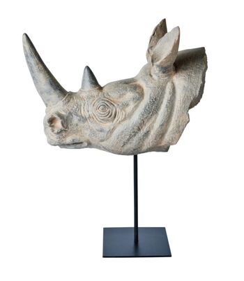 Statue décorative rhinocéros 44,5 cm 3