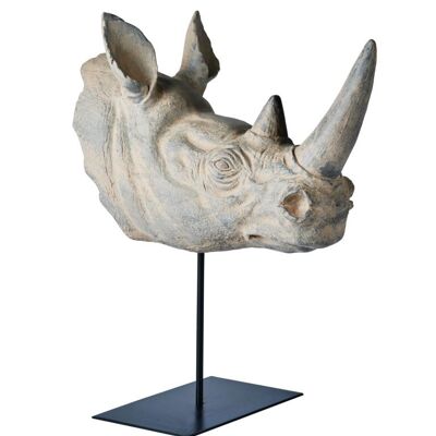 Rinoceronte estatua decorativa 44,5 cm