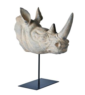 Statue décorative rhinocéros 44,5 cm 1