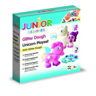 JDE Glitter Dough 8 pack 8x100 g.