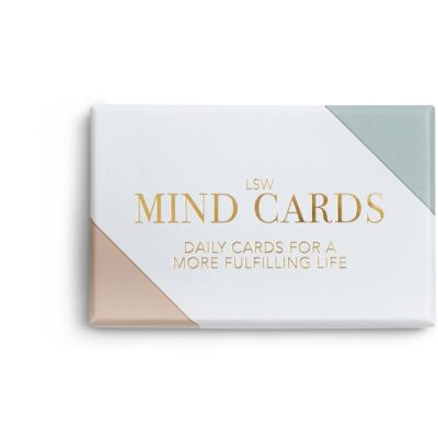 Tarjetas mentales: tarjetas diarias de atención plena, cuidado personal, autoregalo