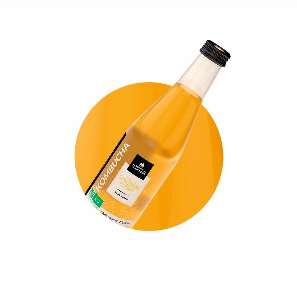 INGWER-ZITRONEN-KOMBUCHA