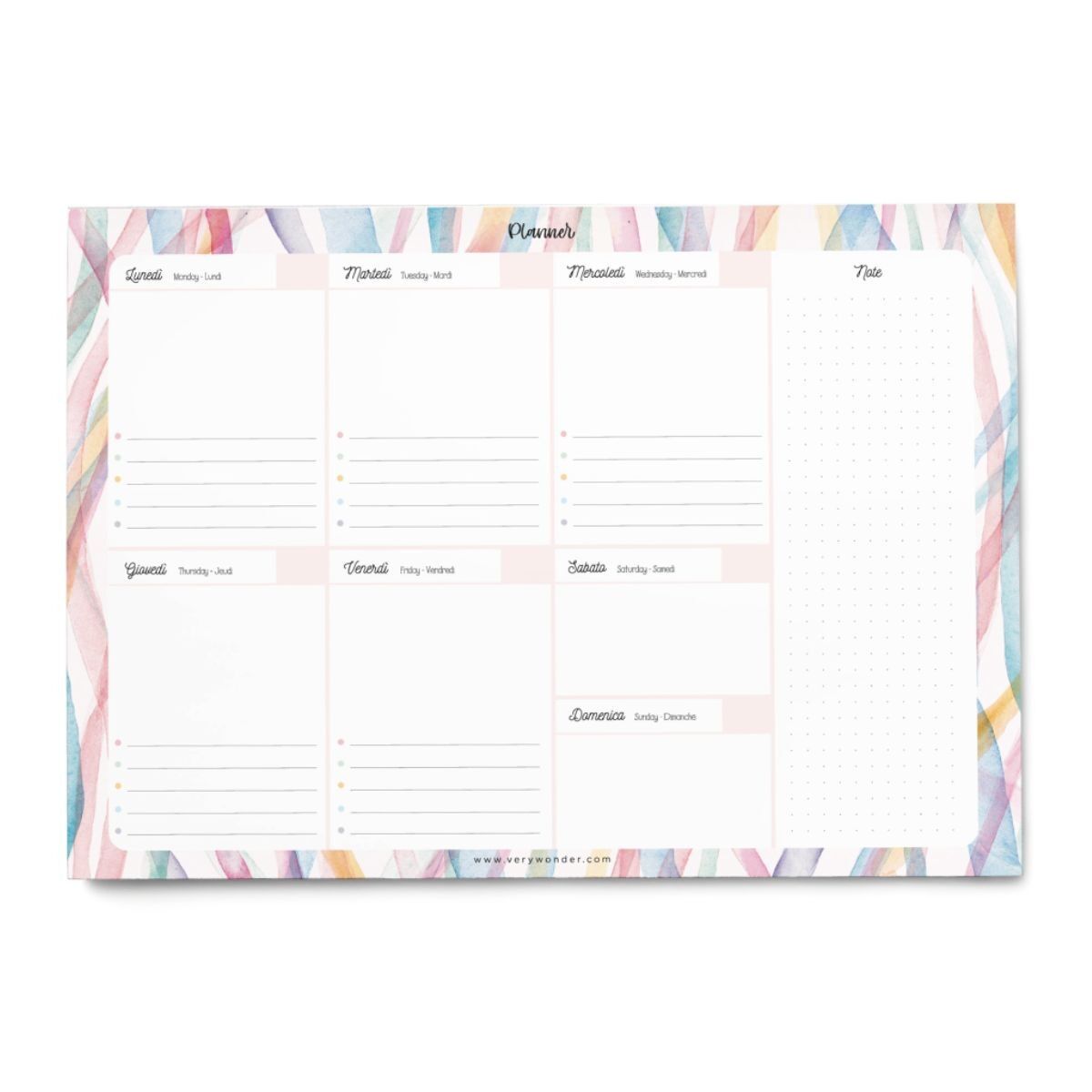 Planner Settimanale - Waves