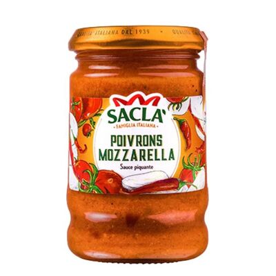 SACLA - Pepper & Mozzarella Sauce 190g (short use by date)