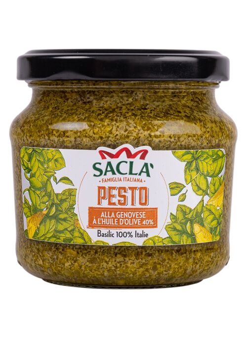 SACLA - Pesto alla Genovese à l'huile d'olive 190g