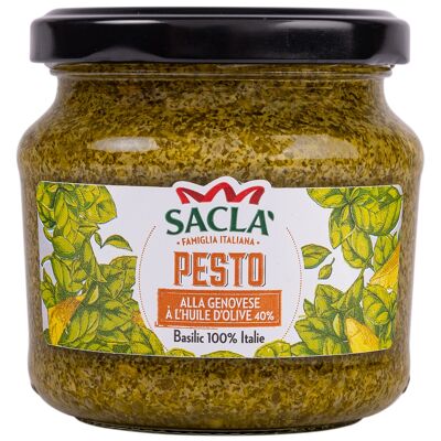 SACLA - Pesto alla Genovese con aceite de oliva 190g