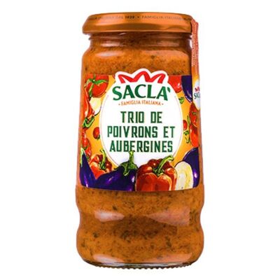SACLA - Salsa Tris Di Peperoni E Melanzane 290g