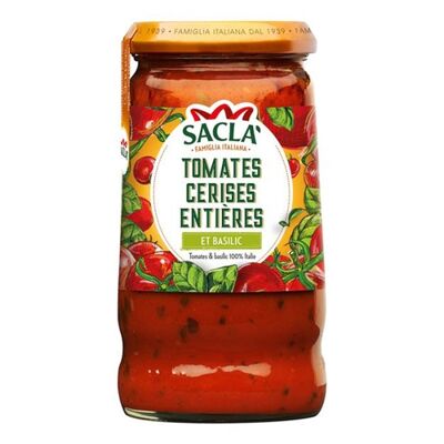 SACLA - Salsa de albahaca - con tomates cherry enteros 345g