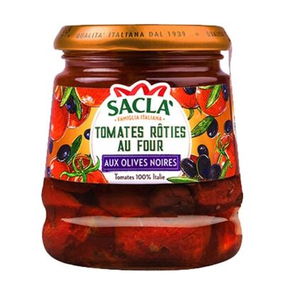 SACLA - Antipasti de Tomate Asado al Horno con Aceitunas Negras 285g