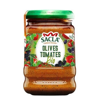 SACLA - Sauce Olives & Tomates Bio 190g 1