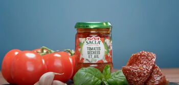 SACLA - Sauce Tomates séchées et ail Bio 190g (DLC courte) 2