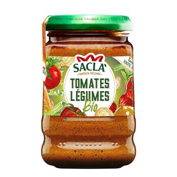 SACLA - Sauce Tomates et Légumes Bio 190g (DLC courte) 1