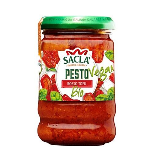 SACLA - Sauce Pesto Rosso au Tofu Bio 190g