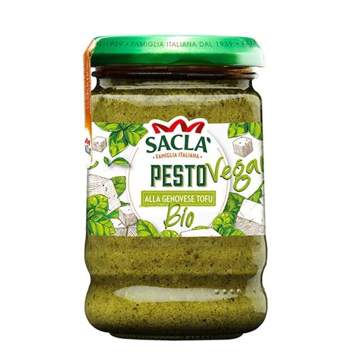 SACLA - Sauce Pesto alla Genovese au Tofu Bio 190g