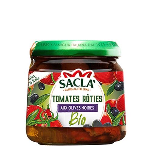 SACLA - Antipasti Tomates rôties au four & olives Bio 190g