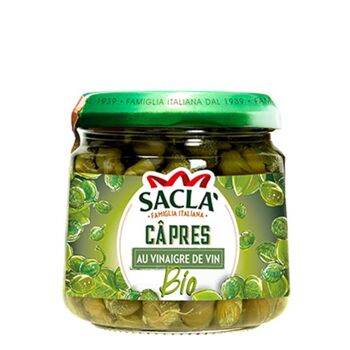 SACLA - Antipasti Câpres Bio 200g 1
