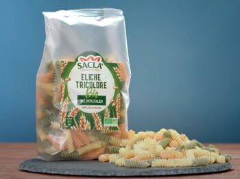SACLA - Pâtes Eliche tricolore Bio 500g 2
