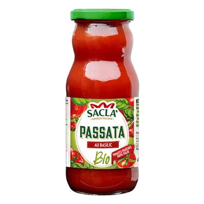 SACLA - Passata con albahaca 350g (BBD corto)