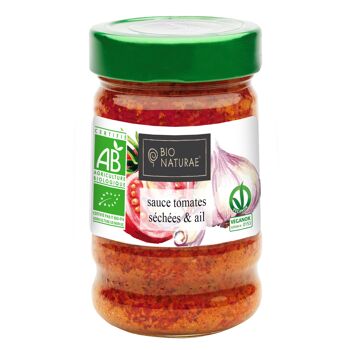 BIONATURAE - Sauce tomates séchées & ail bio 190gr