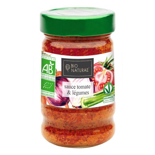 BIONATURAE - Sauce tomate & légumes bio 190gr