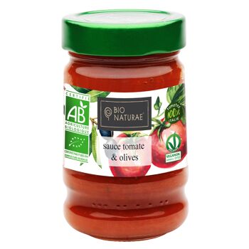 BIONATURAE - Sauce tomate & olives bio 190gr 1