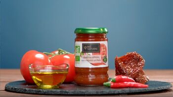 BIONATURAE - Sauce arrabbiata aux tomates séchées bio 190gr 2