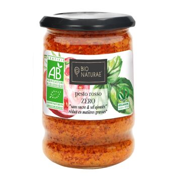 BIONATURAE - Pesto rosso zéro bio 190gr 1