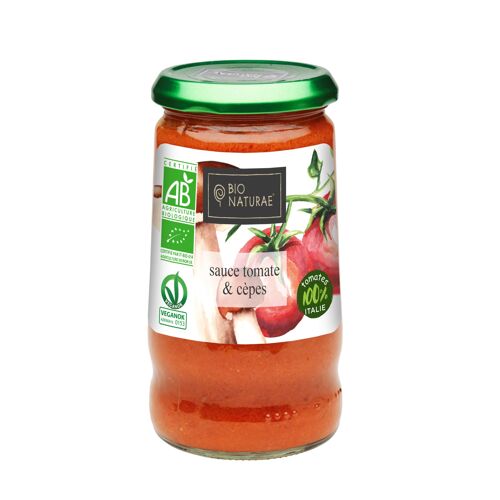BIONATURAE - Sauce tomate & cèpes bio 345gr