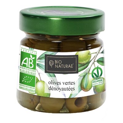 BIONATURAE - Organic pitted green olives 185gr