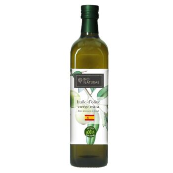 BIONATURAE - Huile d'olive vierge extra Espagne bio verre 750ml (DLC courte) 1