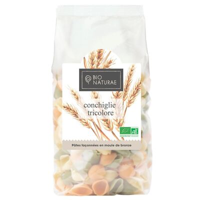 BIONATURAE - Bio Tricolor Conchiglie Italienische Pasta 500gr